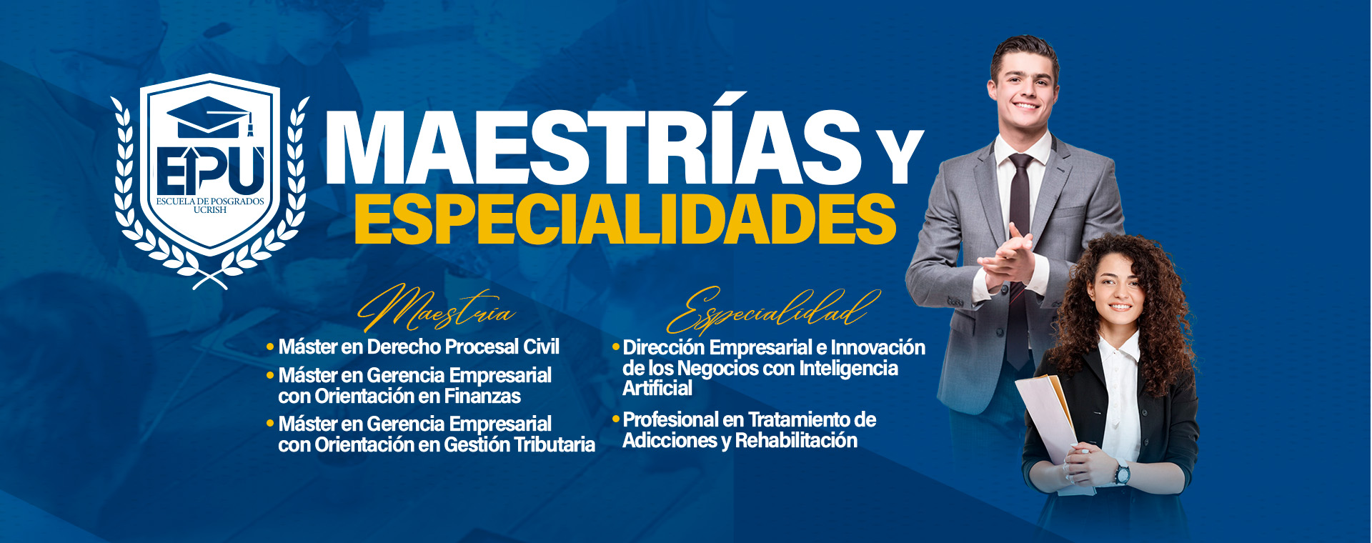 Maestrías y especialidades 
